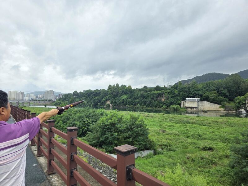 영월 봉래산 명소화 사업 현장